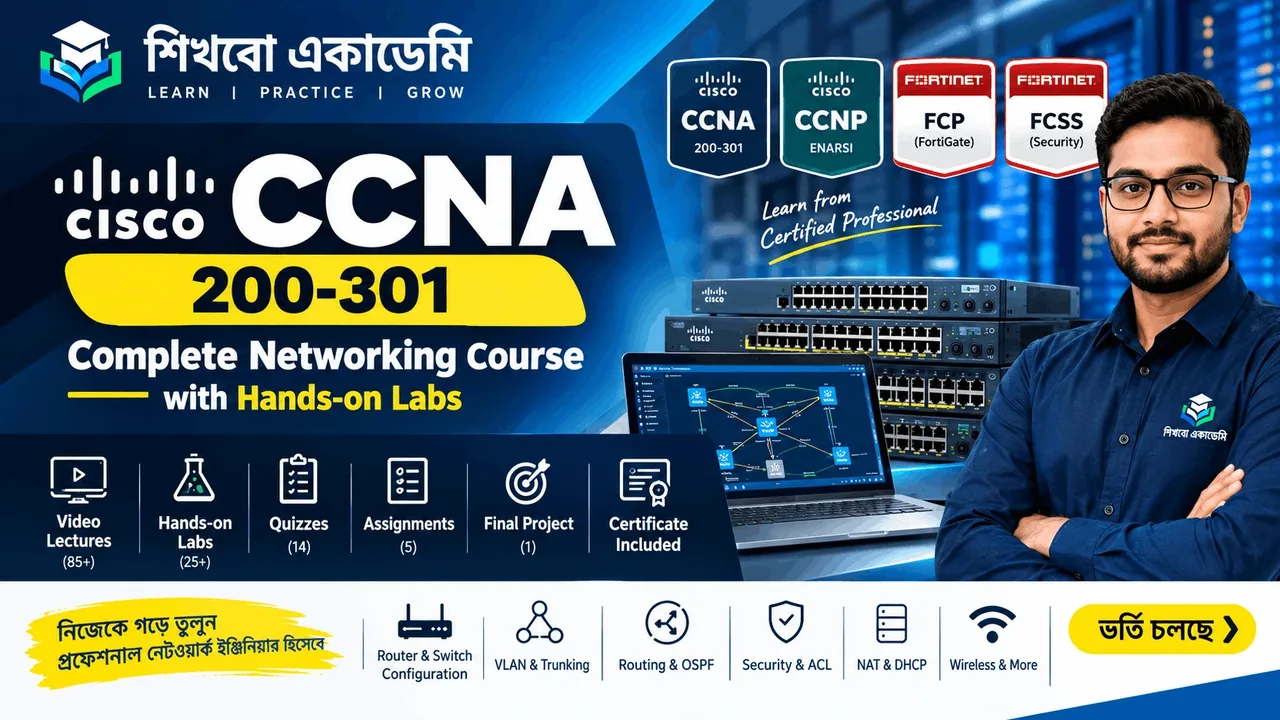 Cisco CCNA Masterclass with Hands-on Labs